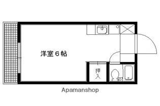 メゾンモナミ【206号室】の間取り