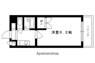 ヴェルメゾン今出川【601号室】の間取り