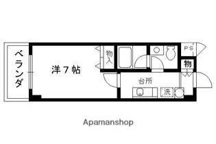 大晋メゾネ下鴨本通り【203号室】の間取り