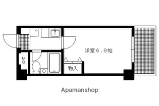 リバティ東大路【403号室】の間取り