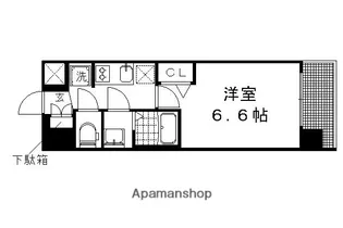 プレサンス京都二条 京華【206号室】の間取り