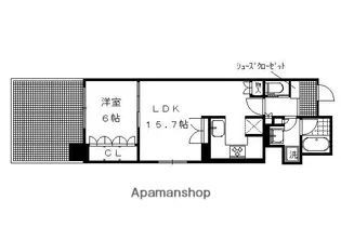 リーガル京都二条城北【102号室】の間取り