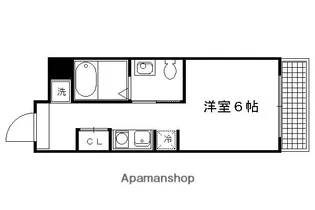 ウエストミンスター御所西【4階】の間取り