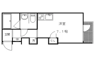 GRAN DE COURT SHUGAKUIN【307号室】の間取り
