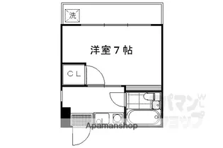 フロンティア西森ビル【402号室】の間取り