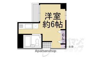 バインオーククリビア【3D号室】の間取り