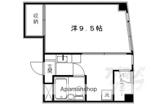 ローレックス田村【401号室】の間取り