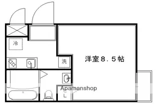 サントス竪社【202号室】の間取り