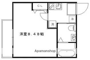 サントス竪社【301号室】の間取り