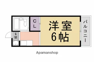 ヴィラ里ノ前【303号室】の間取り