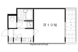 ピラーズ御所西【111号室】の間取り