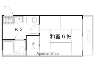 メゾン・ド・千坂【202号室】の間取り