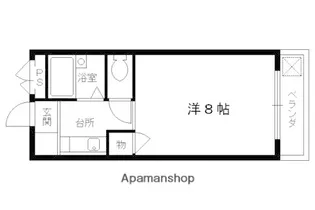 スペース華【305号室】の間取り