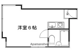 セゾン衣笠【203号室】の間取り