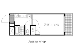 ヴィラ三晃【308号室】の間取り
