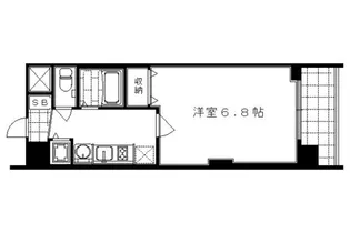 プレサンス二条城北聚楽【5F号室】の間取り