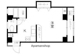 葛城マンション【3階】の間取り