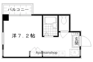 ラフィーネ御所西【4階】の間取り
