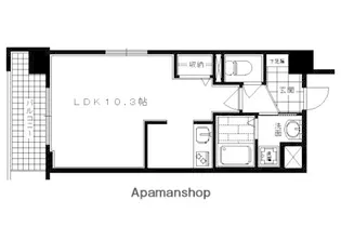 スワンズ京都二条城北【501号室】の間取り