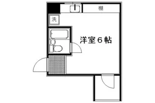 リエス東堀川【707号室】の間取り