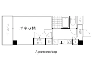 レジデンス西陣【4階】の間取り