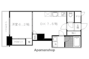 薬師町マンション【6階】の間取り