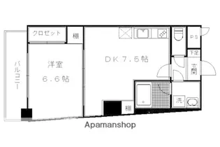 薬師町マンション【5階】の間取り