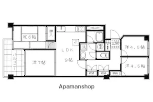 サンレジデンス錦綾東堀川【211号室】の間取り