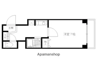 リーガル京都西陣【701号室】の間取り