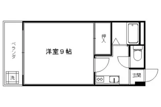 コスモハイツ今出川【102号室】の間取り