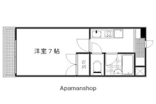 スプレール北野【6階】の間取り