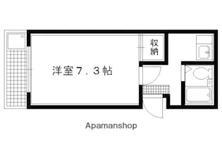 コスモハイツ大心院【103号室】の間取り