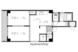 つづれコーポ【2階】の間取り