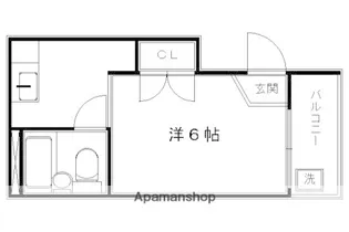 LA MAISON TOMISAKA【205号室】の間取り