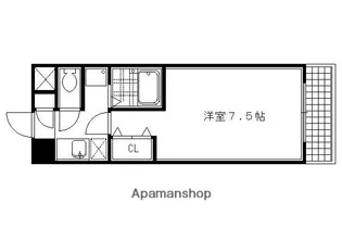 デプレ北野【2階】の間取り
