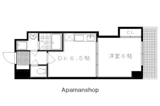 十四軒町マンション【5階】の間取り
