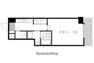 十四軒町マンション【3階】の間取り