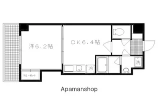 十四軒町マンション【8階】の間取り