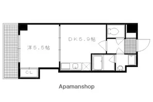 十四軒町マンション【10階】の間取り