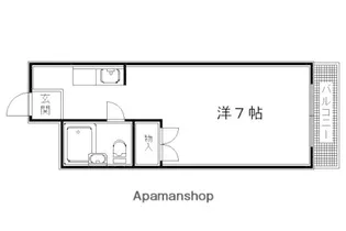 カーサ御所西【108号室】の間取り