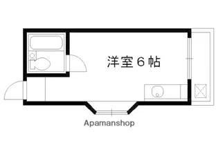 カーナハイツ【301号室】の間取り