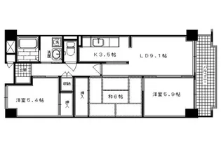 アネックス【301号室】の間取り