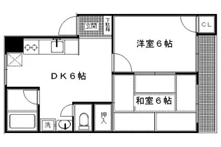 サンヴェール相国【1-A号室】の間取り