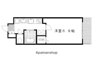 スワンズ京都大将軍【3階】の間取り