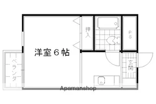 コーポ千尋【503号室】の間取り