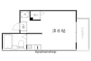 B&ホワイトM【9階】の間取り