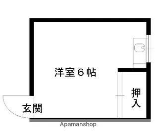 Kハウス【205号室】の間取り