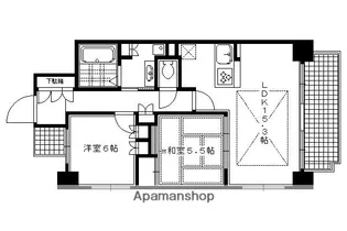 【分譲】御所西夷川町アーバンライフ【9階】の間取り