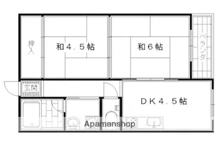 六角シティハイツ【305号室】の間取り