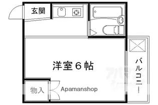 パラータ上七軒【203号室】の間取り